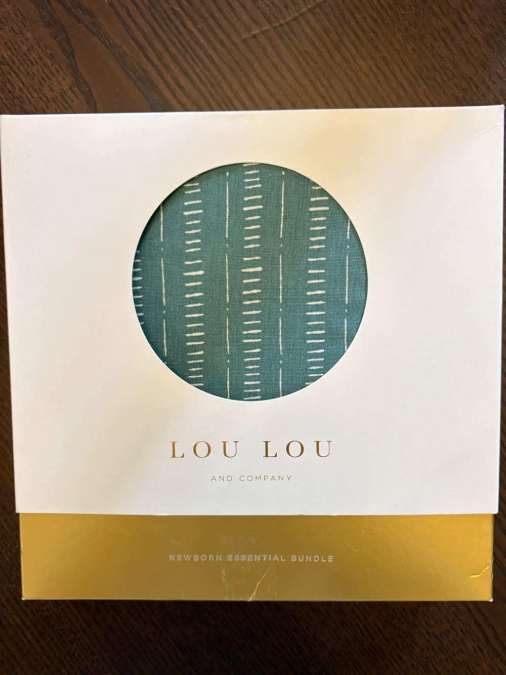 Lou Lou and Company Newborn Essential Bundle - Teal Stripe